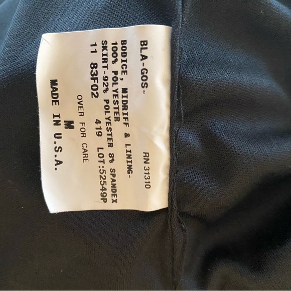 Black Sequin Babydoll Dress Formal Mini Size Medium 2000s Y2K Tie Waist Satin - Picture 6 of 7